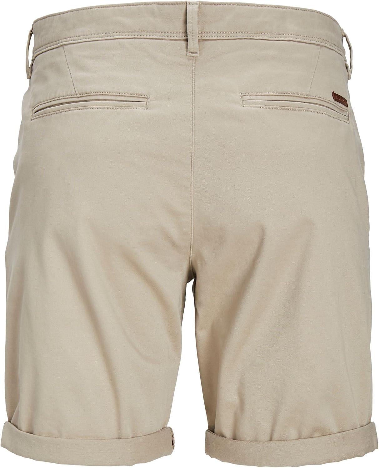 Detalle de JACK & JONES Chino Shorts Regular Fit – Baumwolle mit Stretchanteil, mittlere Taille