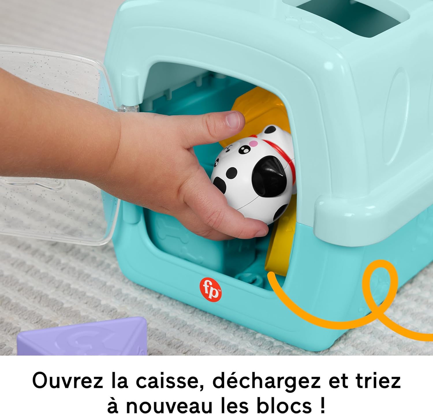 Thumbnail 3 de Fisher-Price HTW93 Jouet de motricité Fine Trieur Caisse de transport d’animaux (dès 6 mois)