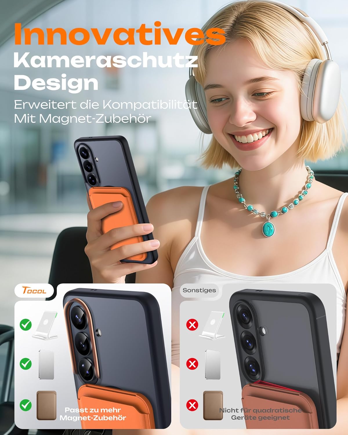 Thumbnail 2 de TOCOL Galaxy S26 Hülle 6,3 Zoll MagSafe