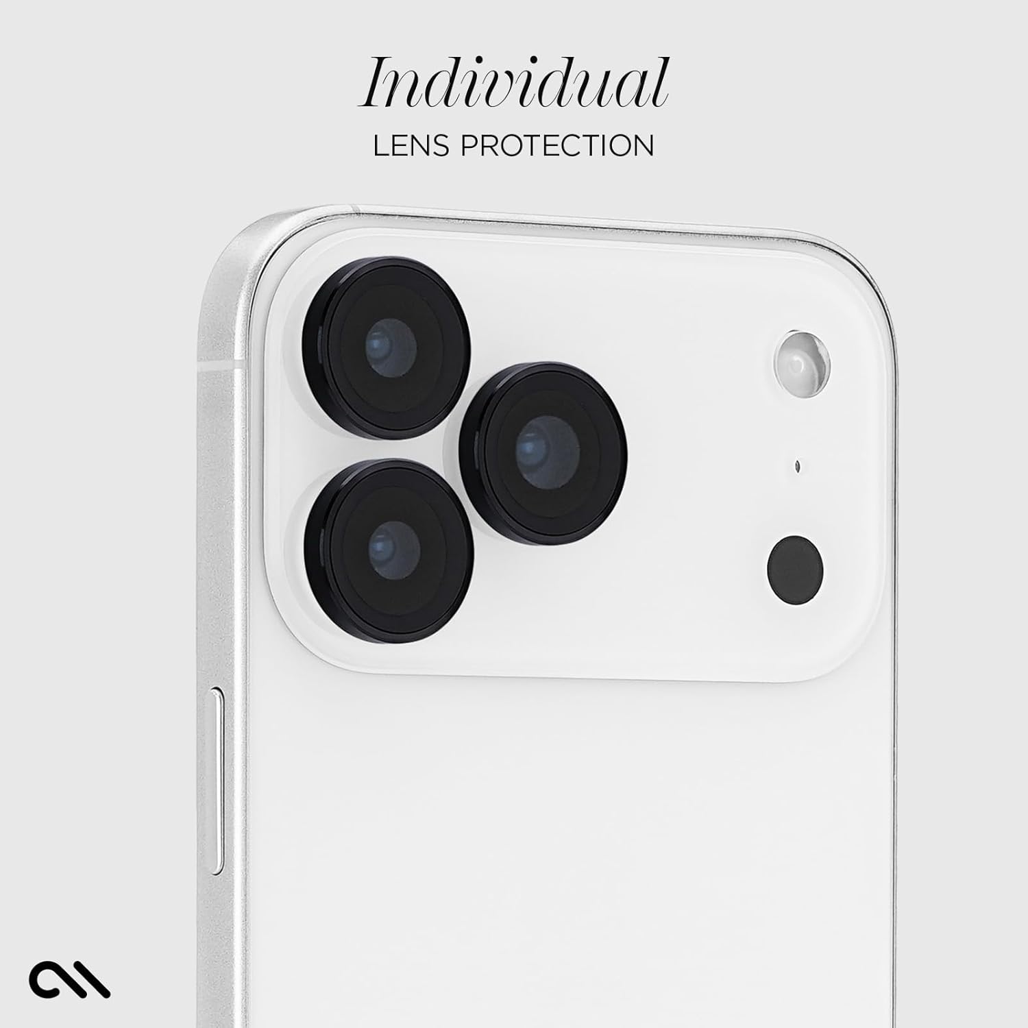 Detalle 2 de Case‑Mate Camera Lens Protector for iPhone 17 Pro Max — Double Glass