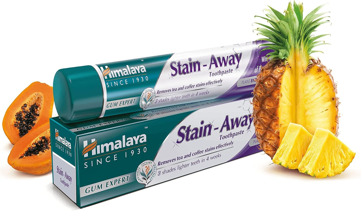 Thumbnail 1 de Himalaya Herbals Enamel Friendly Stain-Away Toothpaste — 75ml (Pack of 6)