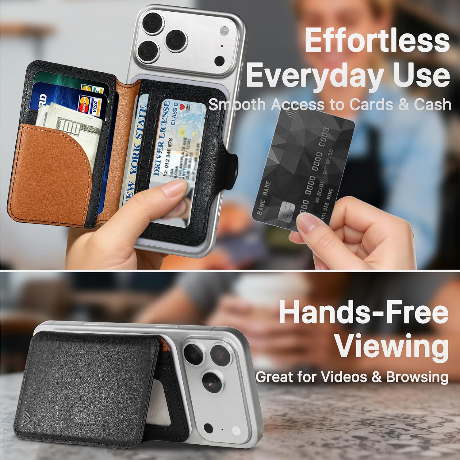 Detalle de MEFON MagSafe Wallet 5-8 Card Holder