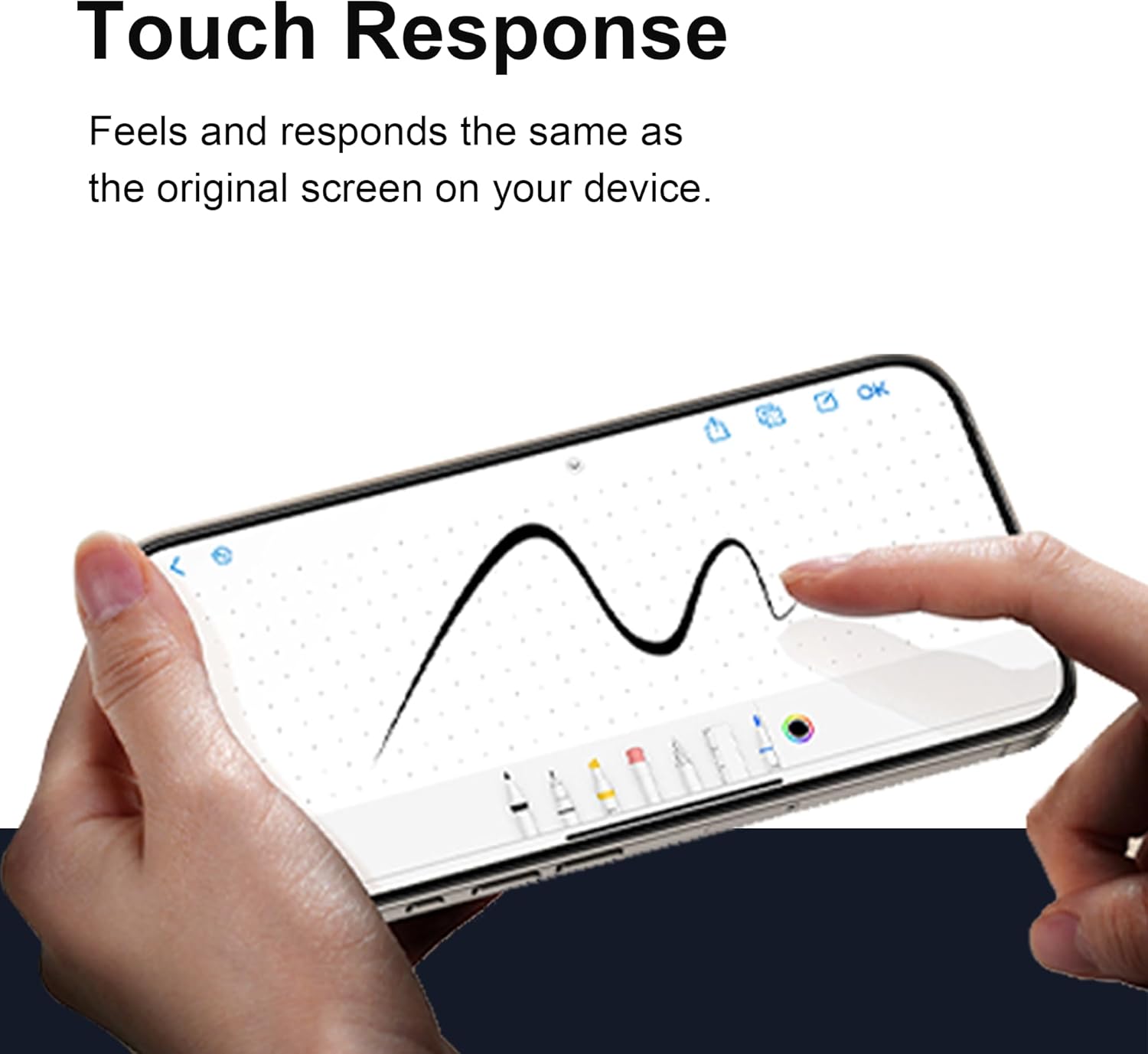 Thumbnail 5 de OneFish Privacy Screen Protector for iPhone 17 Pro Max (6.9 Inch) with Airbag Edge Protection – 2 Pack