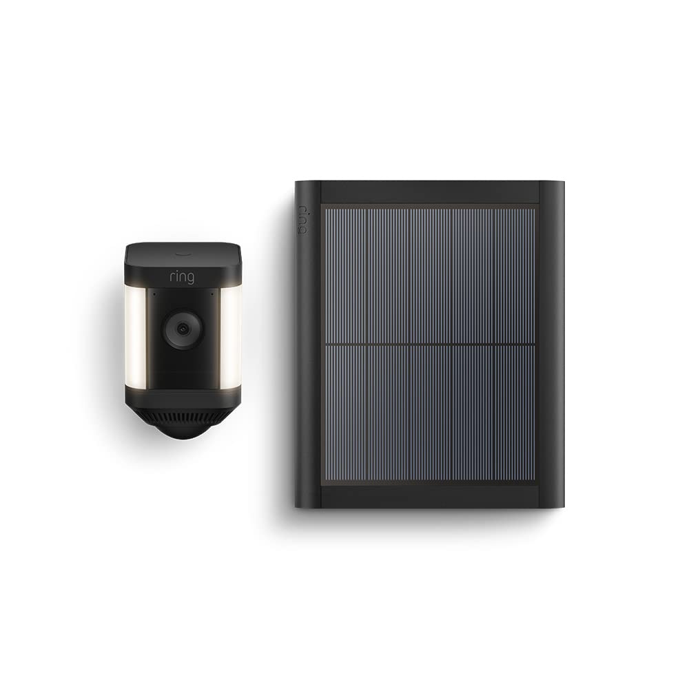 Thumbnail 1 de Ring Spotlight Cam Plus Solar: 1080p HD outdoor security with motion-activated LEDs