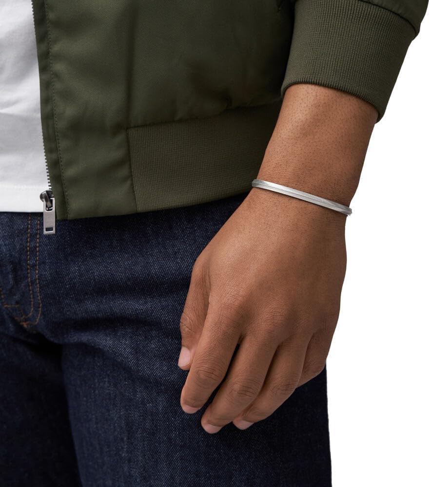 Thumbnail 1 de Fossil Bracciale bangle aperto acciaio