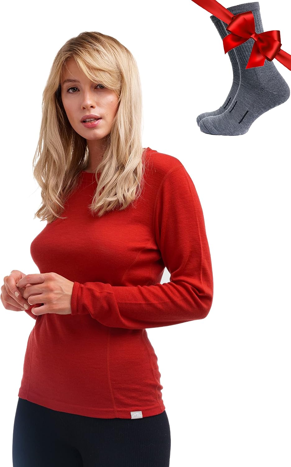 Detalle 2 de Merino.tech Merino Shirt Damen Langarm 100% Merino
