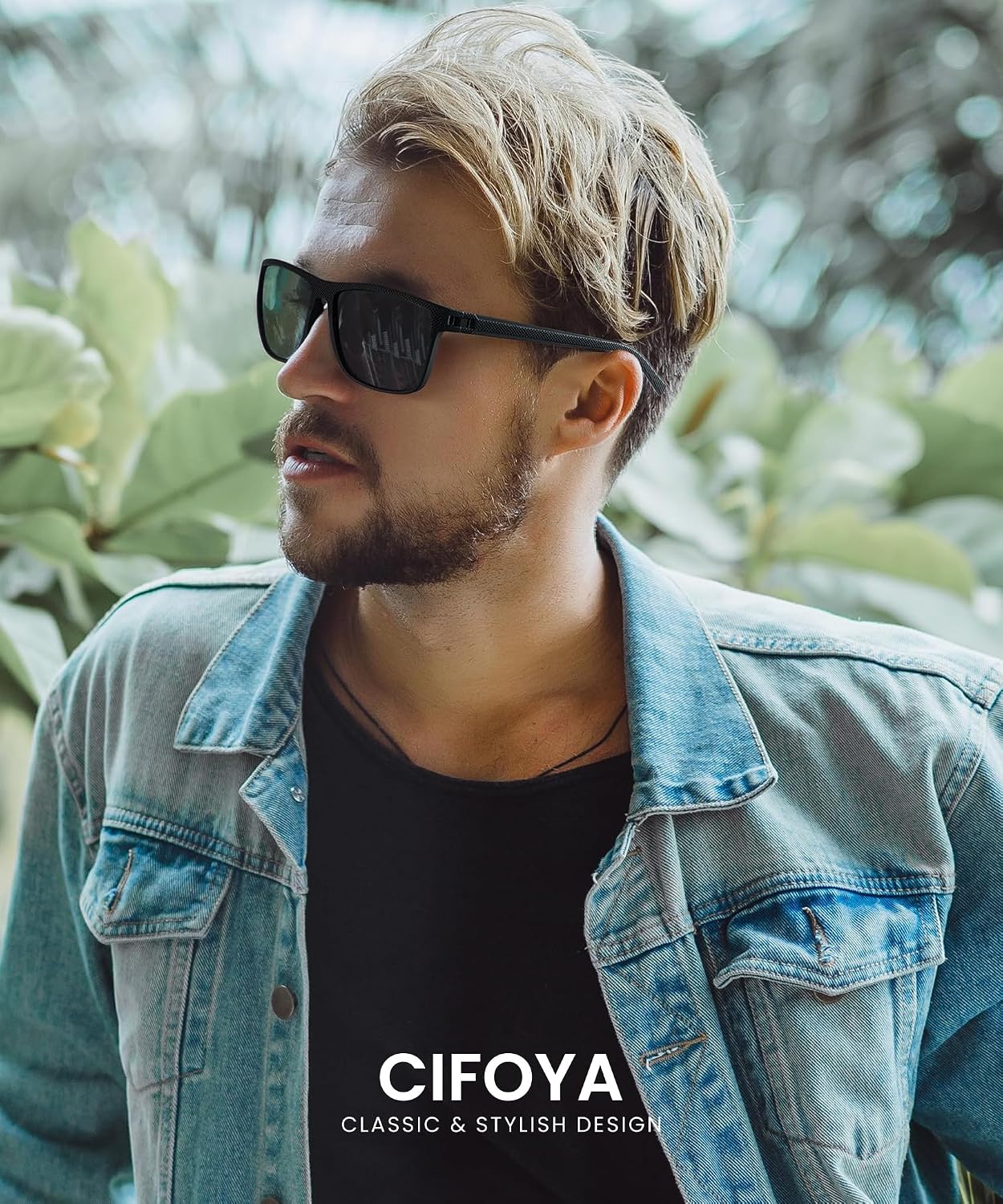 Thumbnail 6 de CIFOYA Polarized Square Sunglasses — Unisex UV Protection for Outdoor Activities
