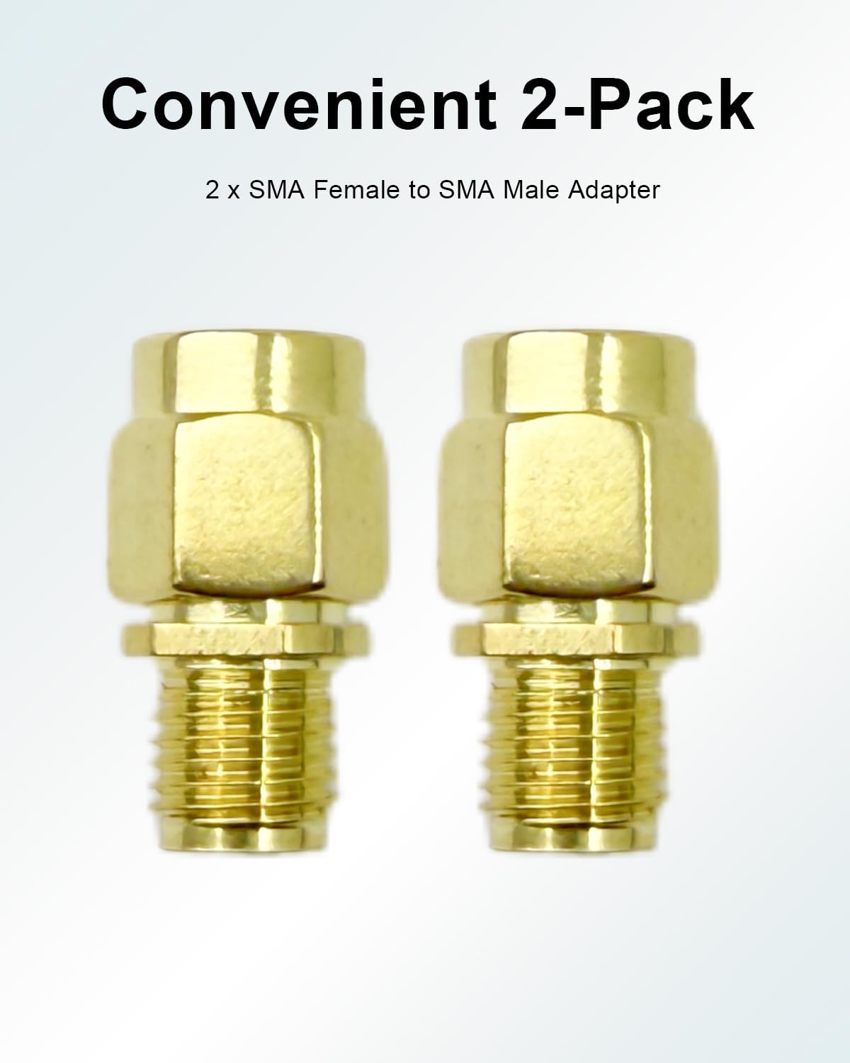 Thumbnail 5 de SPTSSWET SMA Female to SMA Male Adapter RF Coax – 2 Pack