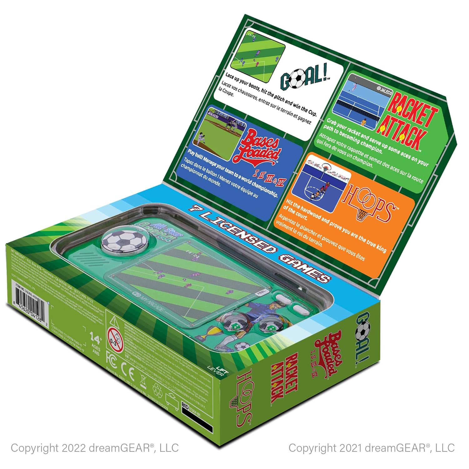 Thumbnail 4 de My Arcade All Star Arena Pocket Player (307 Retro Games) – Portable Sports Game Console