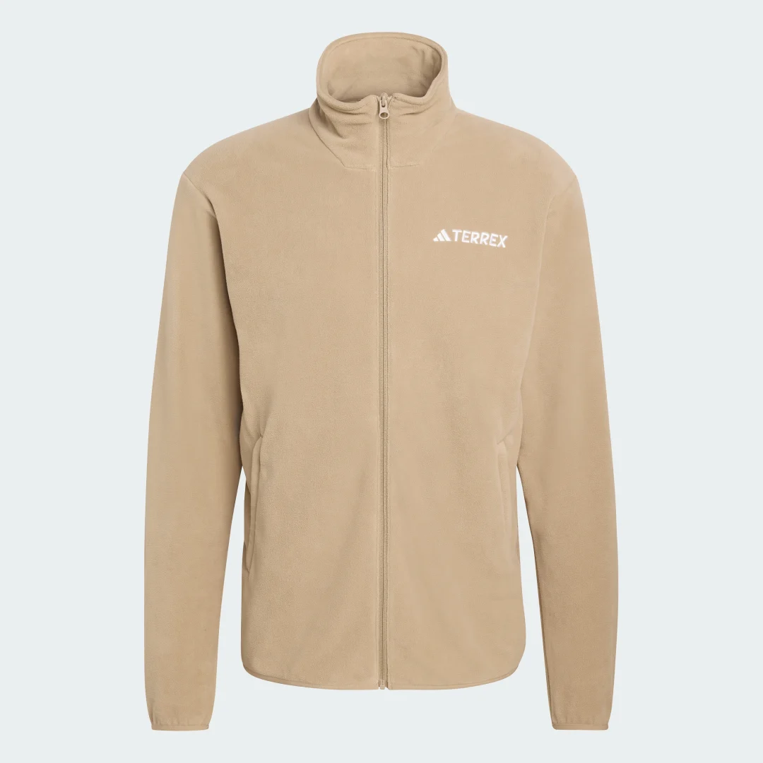 Detalle de Chaqueta de felpa con cremallera Multi Essentials de Adidas