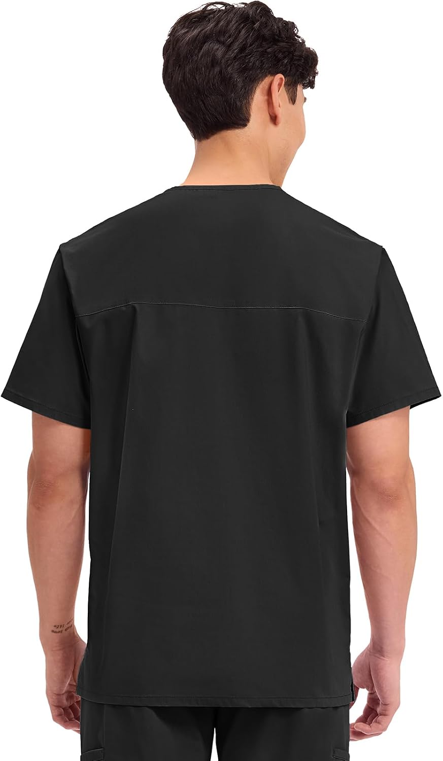 Detalle de Cherokee Men's V-Neck Scrub Top, 4 Pockets