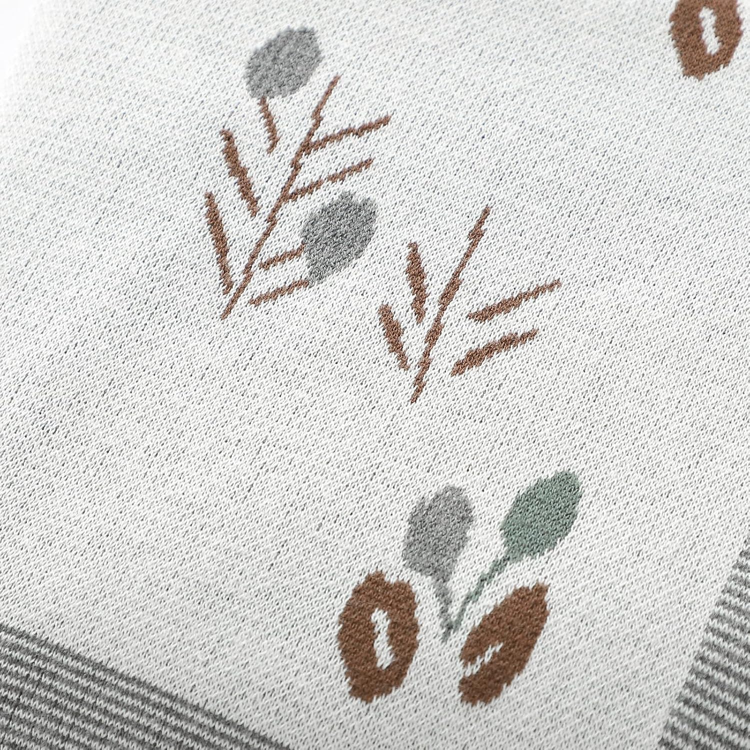Thumbnail 6 de 100% cotton newborn baby blanket by DovFanny (100 x 80 cm) for prams, Moses baskets and swaddling