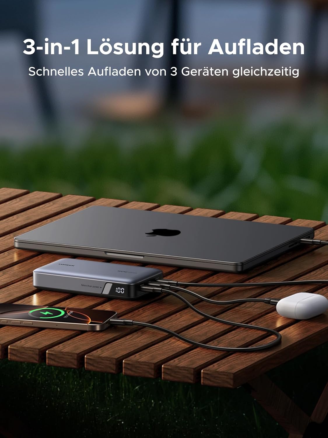 Detalle 2 de UGREEN Nexode Power Bank 20000mAh