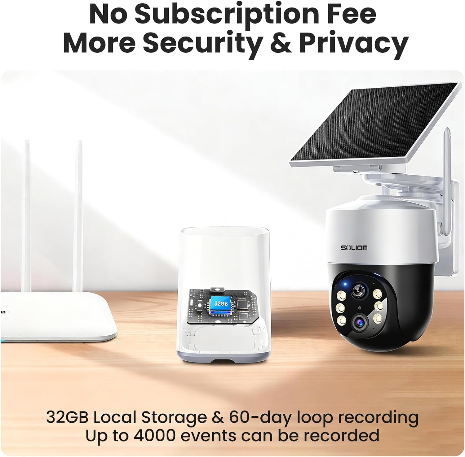 Thumbnail 5 de SOLIOM 4-Cam Kit 8MP Wireless Outdoor Cameras