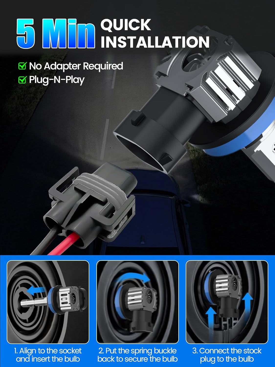 Thumbnail 2 de RCJ 9005/HB3 bulbs combo 32000LM