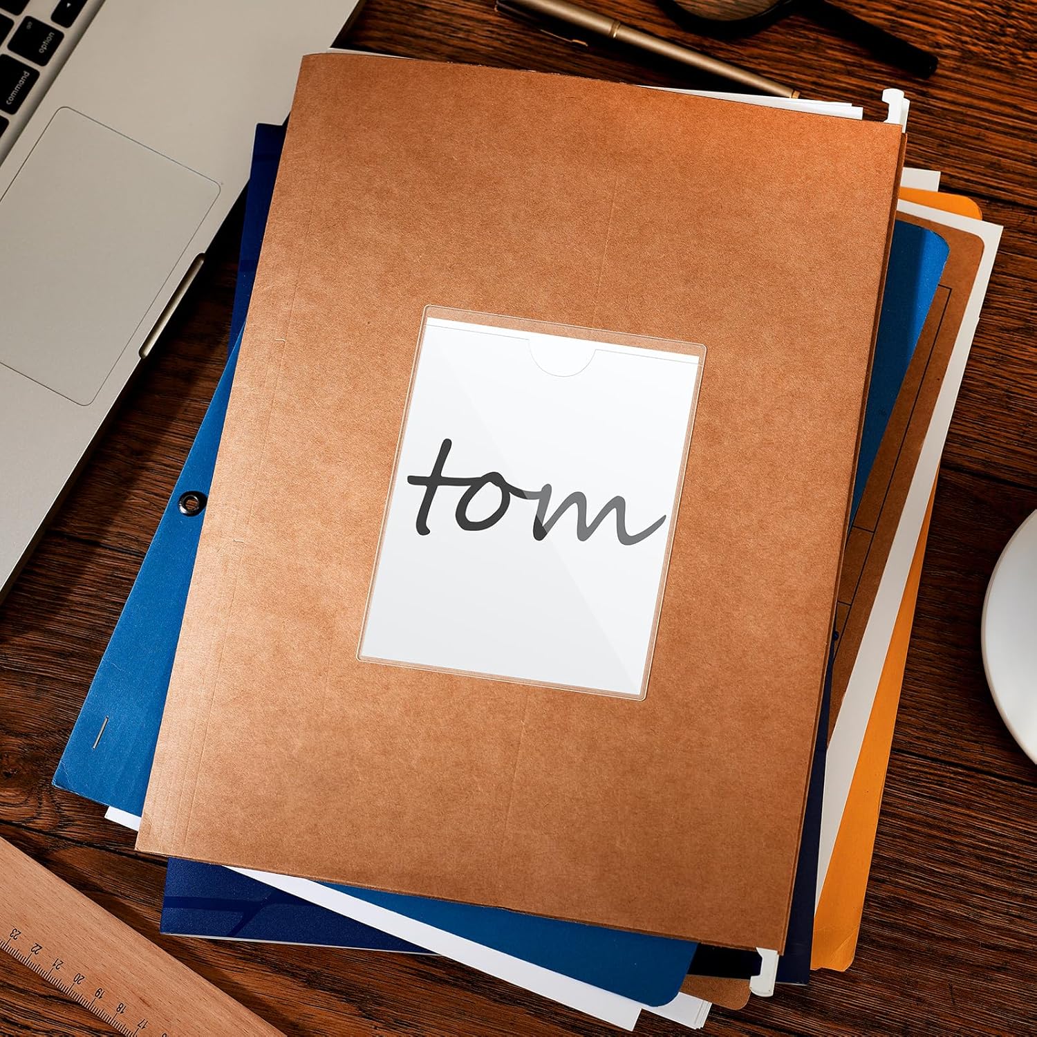 Thumbnail 3 de Vicloon pochettes adhésives transparentes 10 pcs pour cartes et permis de stationnement (env. 8 x 12 cm)