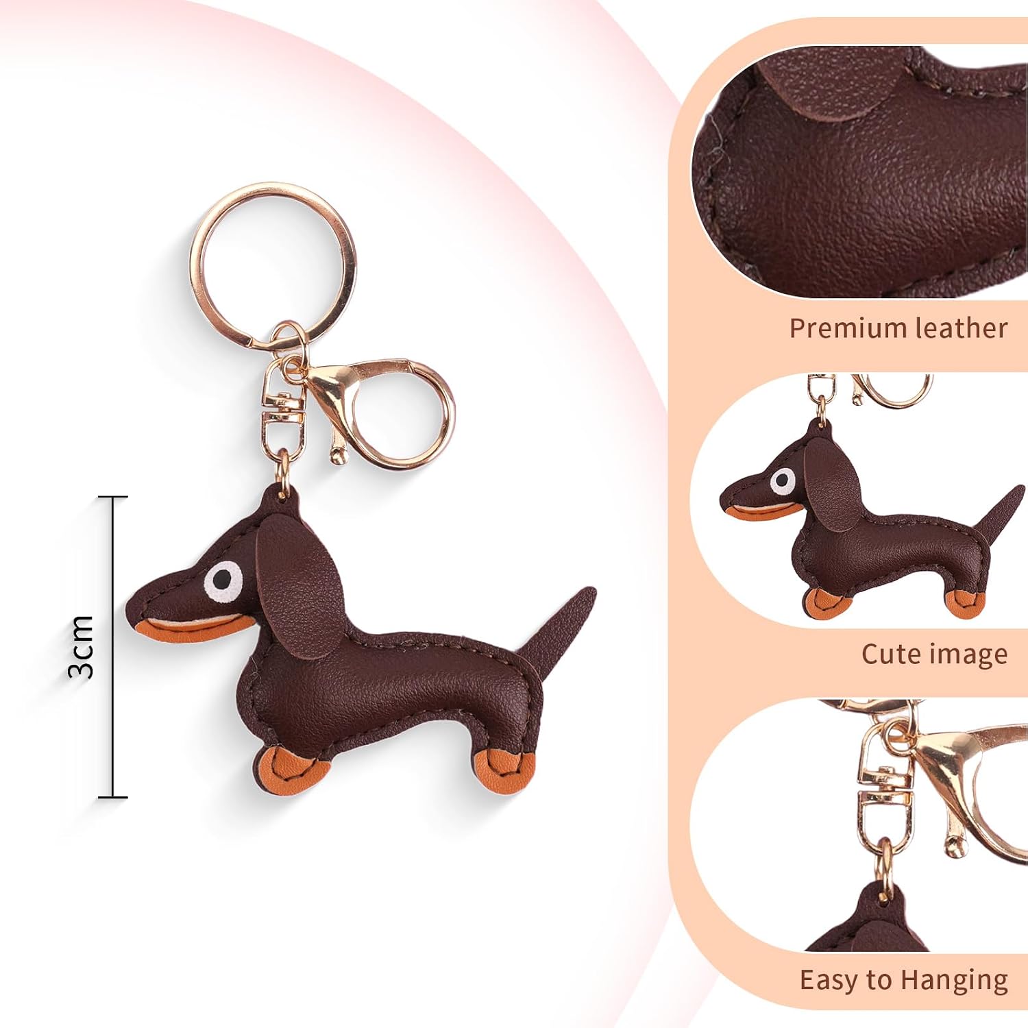 Detalle de Dachshund gift set with A6 notebook