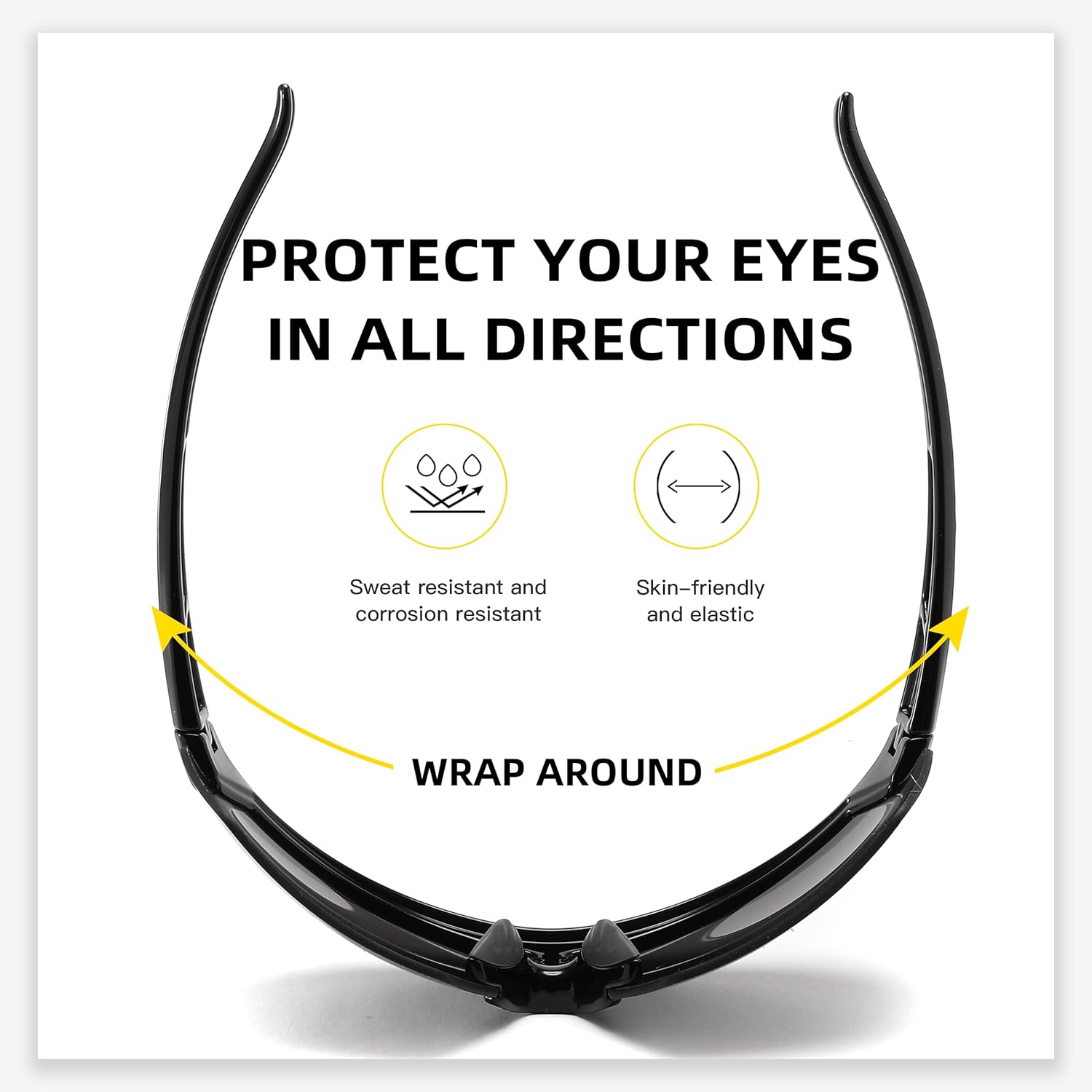 Thumbnail 6 de SINSPORT eyewear Kinder-Fahrradbrille mit UV400-Schutz (Sportbrille für Jungen & Mädchen)