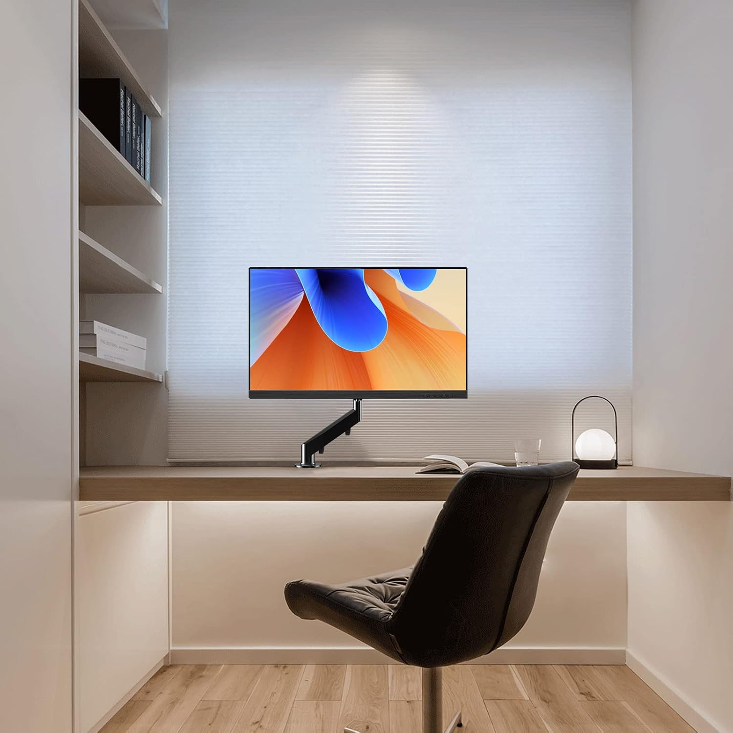 Detalle de Pholiten UK monitorarm met gasveer voor 13-27 inch, 360° draaibaar