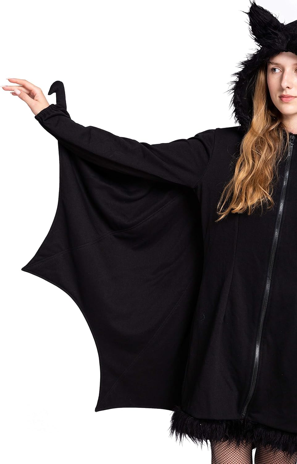 Thumbnail 5 de Spooktacular Creations Fledermaus Zip-Hoodie 🎭