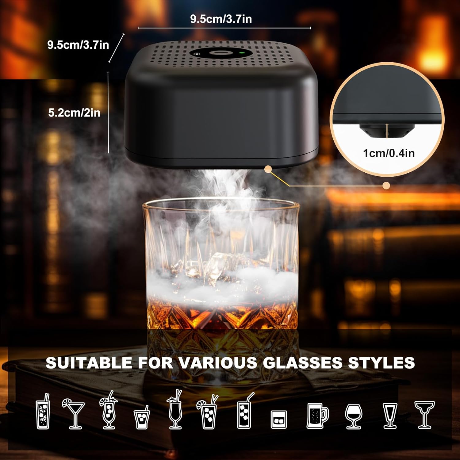 Detalle de Kit fumoir Saturn électrique pour whisky