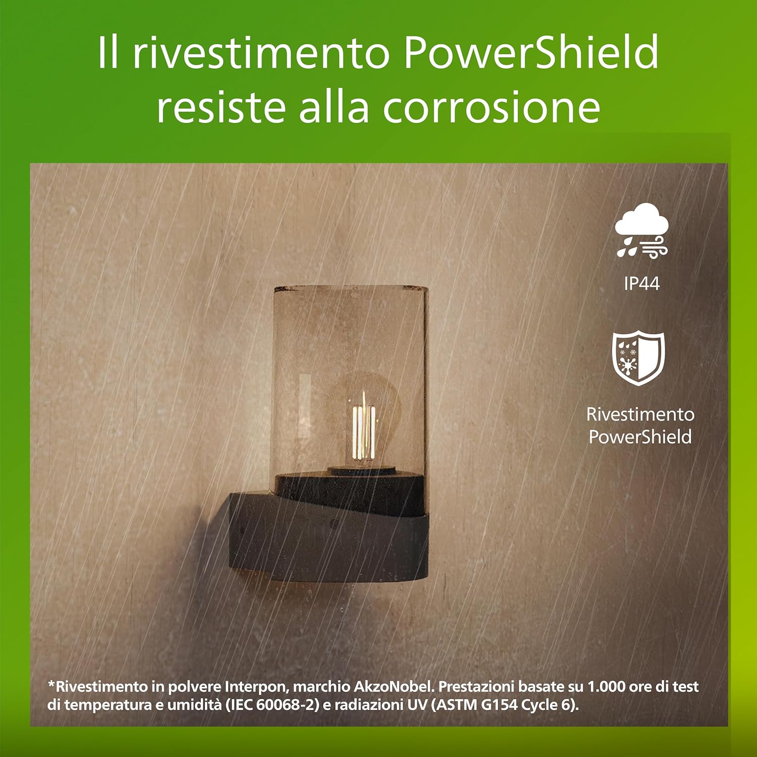 Thumbnail 2 de Philips Nayl applique da esterno grigio antracite, 840 lm, 2700 K, PowerShield, IP44