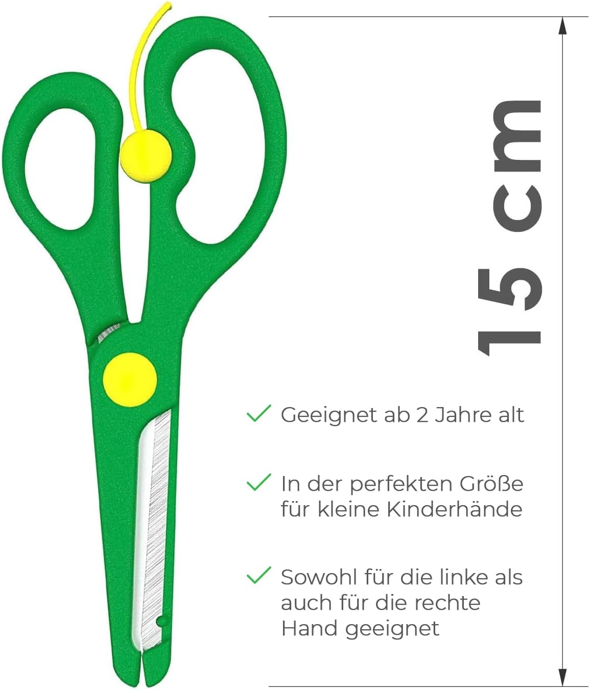 Thumbnail 3 de Enid store Bastelschere Kinder-Scheren Set mit Sicherung – Sicherheit, Farbe und Spaß