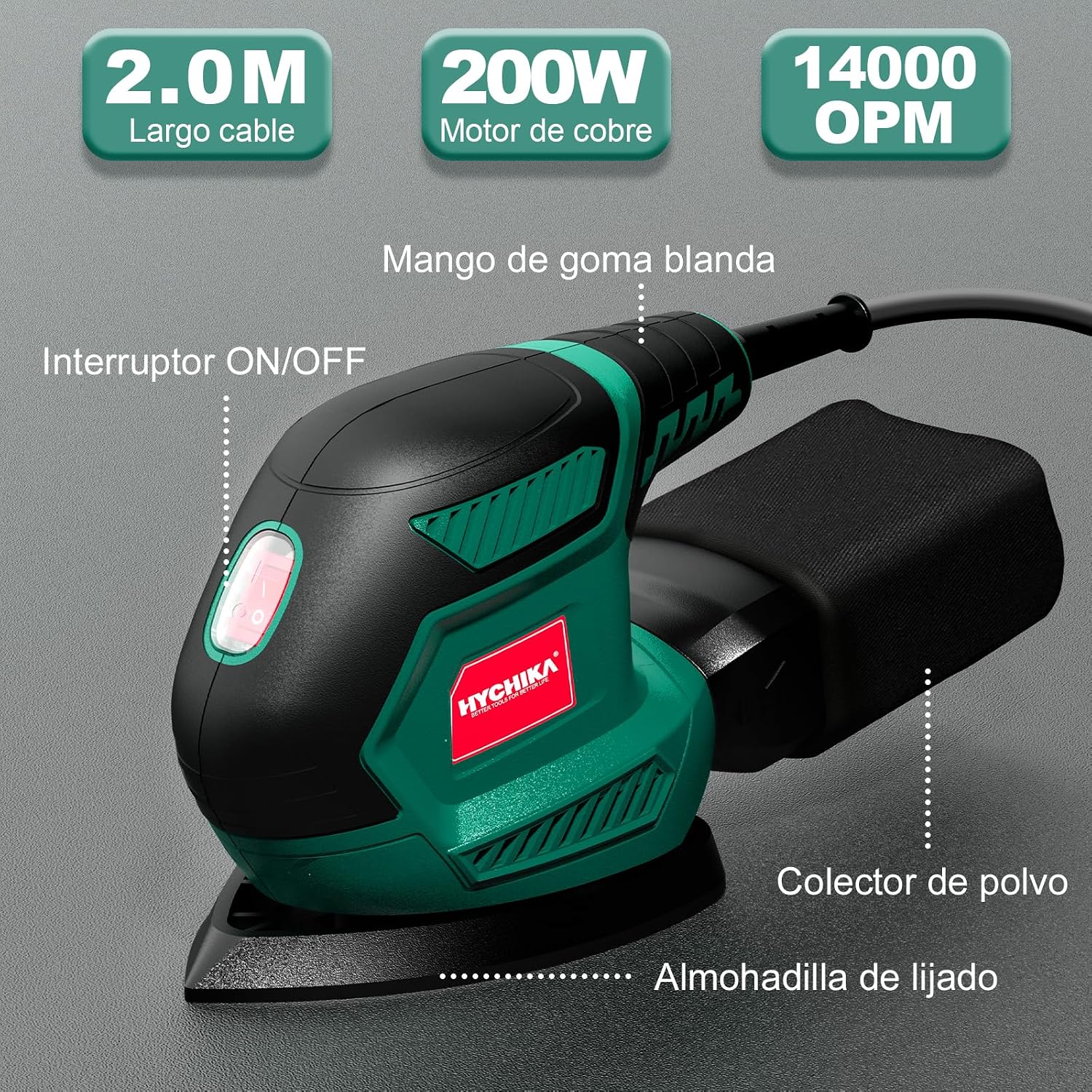 Thumbnail 4 de HYCHIKA Lijadora Madera 200W