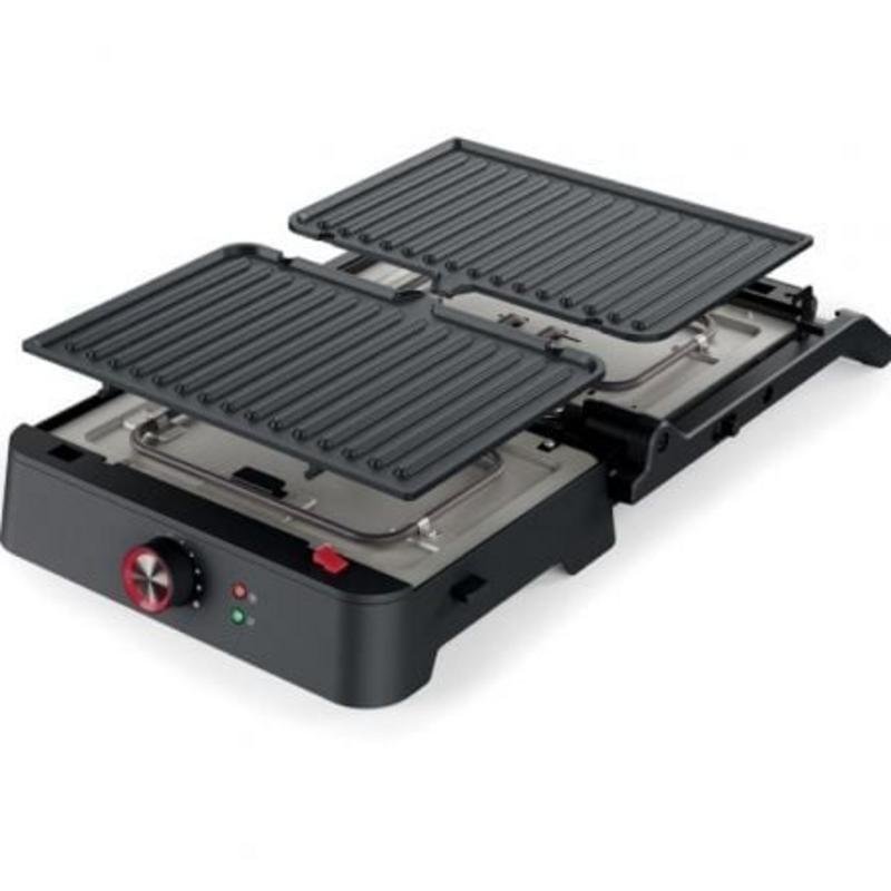 Detalle de Grill Eléctrico Princess Multi Grill 112418: 1800 W, placas desmontables y apertura 180°