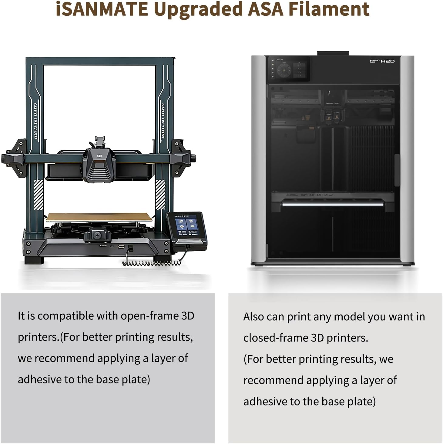 Thumbnail 5 de iSANMATE ASA Schwarz 1.75 mm – Premium Outdoor ASA, 1 kg Spule