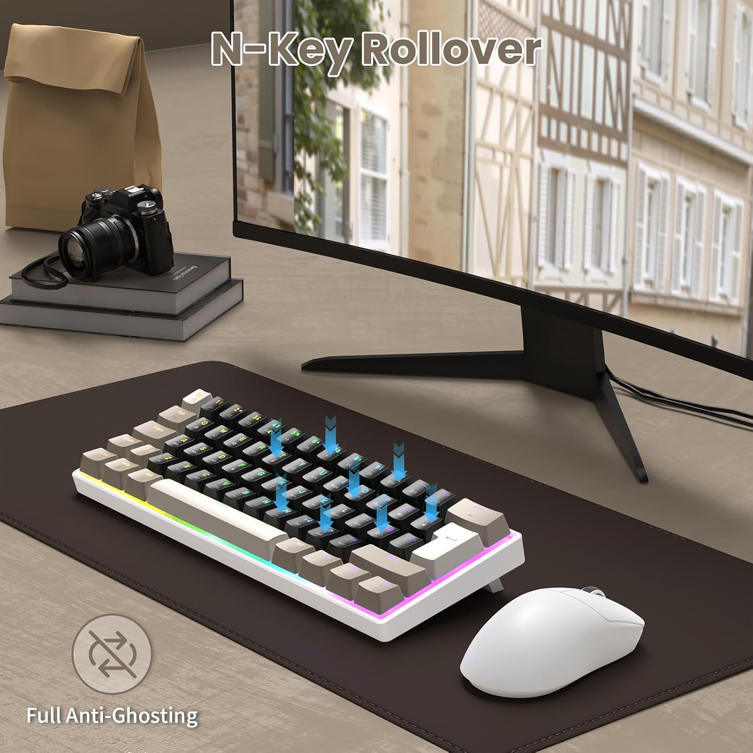Detalle 2 de MAGIC-REFINER MK21 60% mechanical keyboard