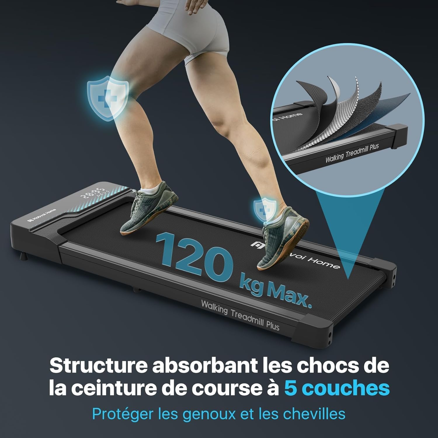 Thumbnail 6 de Mobvoi Home Tapis de Course 2,25 CV