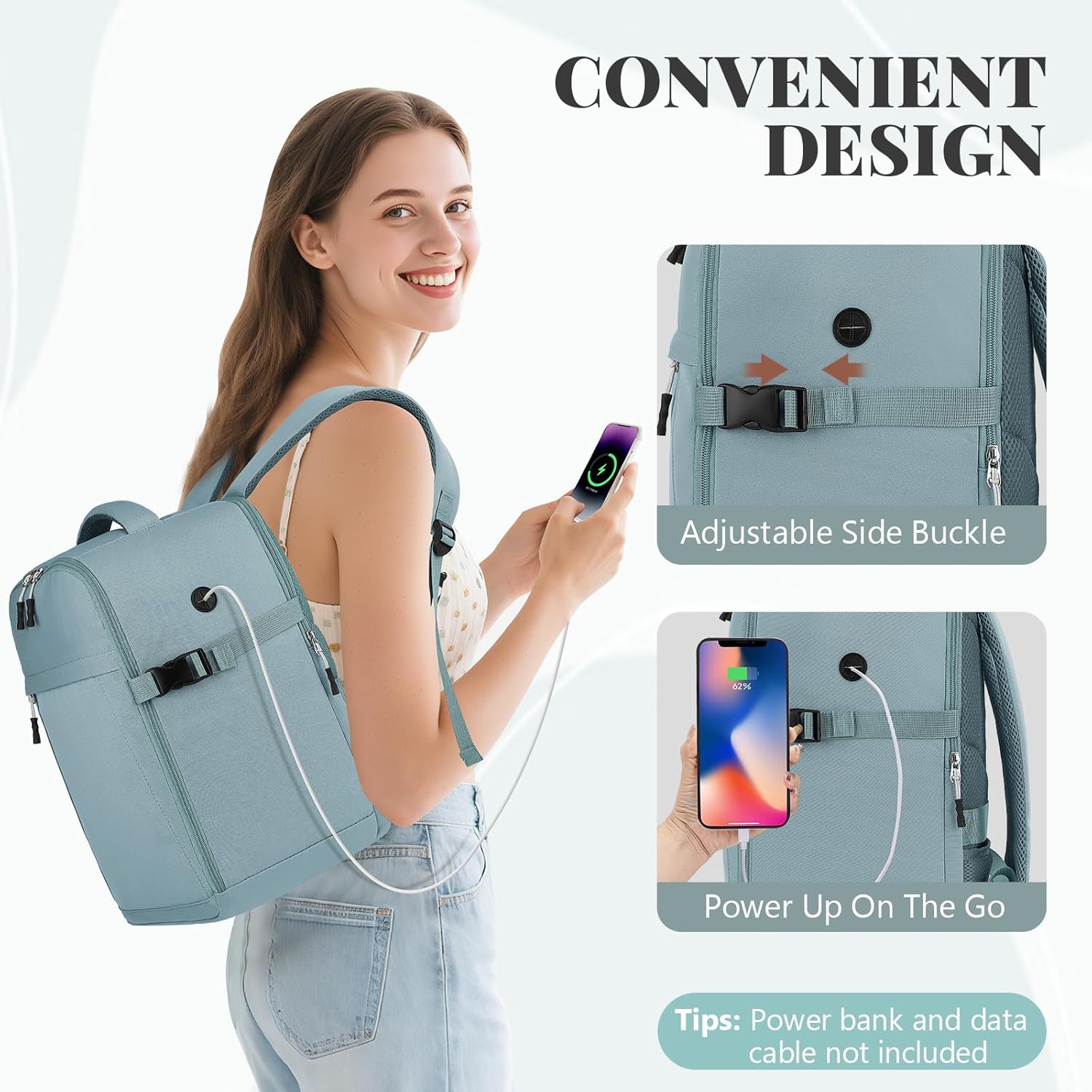 Thumbnail 4 de Hayayu Mochila 40x30x20 para Ryanair