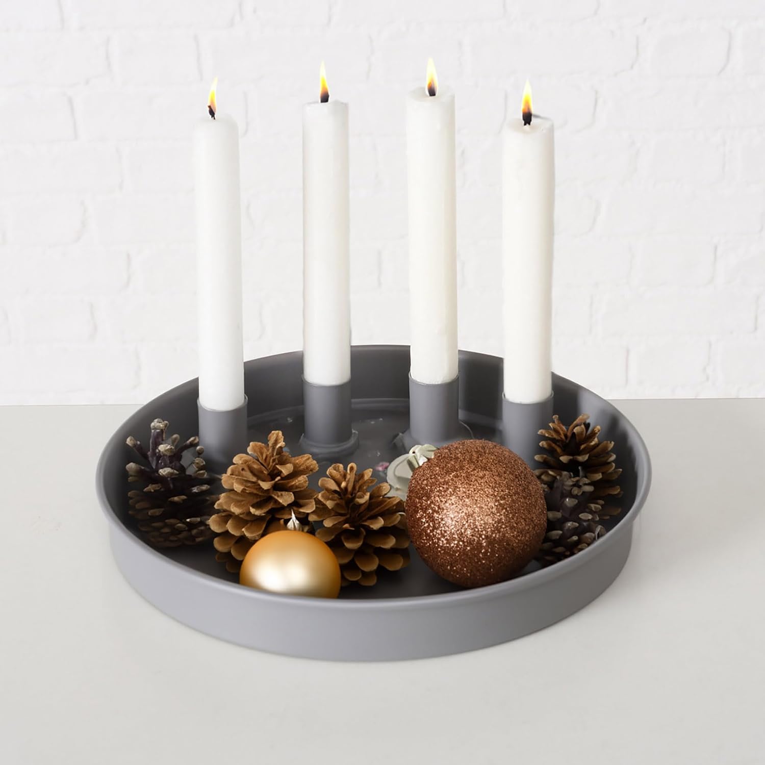Thumbnail 3 de Spetebo Plateau à bougie 25 cm rond 🕯