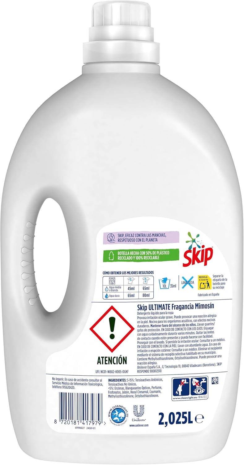 Thumbnail 5 de Skip Líquido Ultimate Mimosín 45 lav 🧴 Frescura y suavidad garantizadas