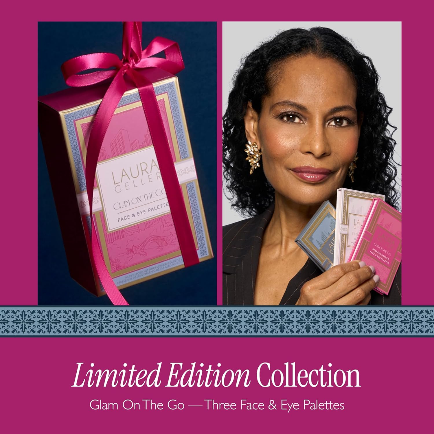 Thumbnail 1 de LAURA GELLER Glam On the Go Eyeshadow Palette 3