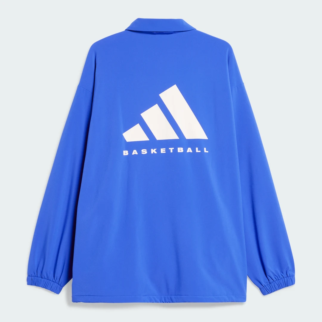 Thumbnail 1 de Chaqueta adidas Basketball Coach en Azul