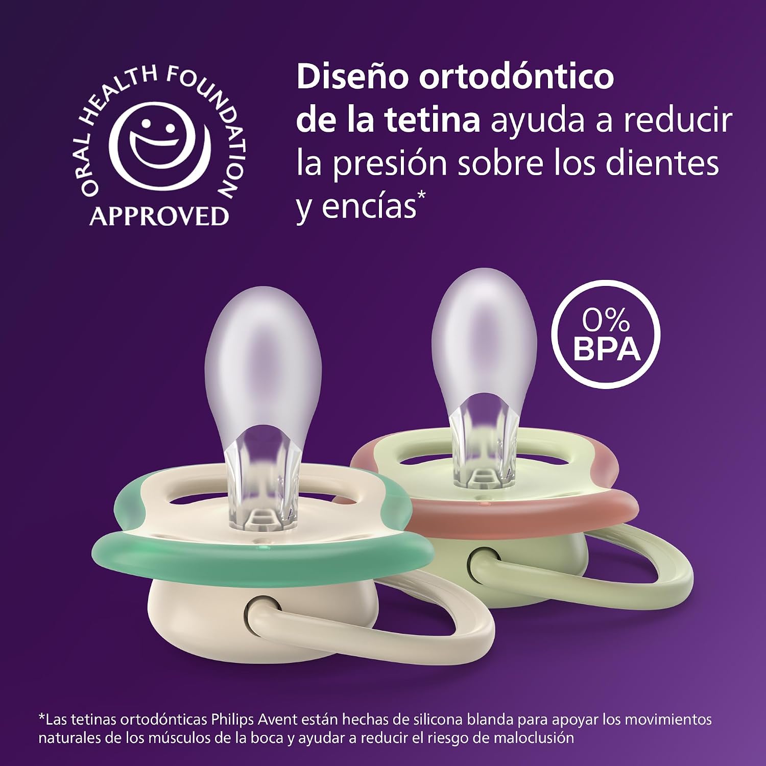 Detalle de Philips Avent SCF087/26 chupete 6–18 meses