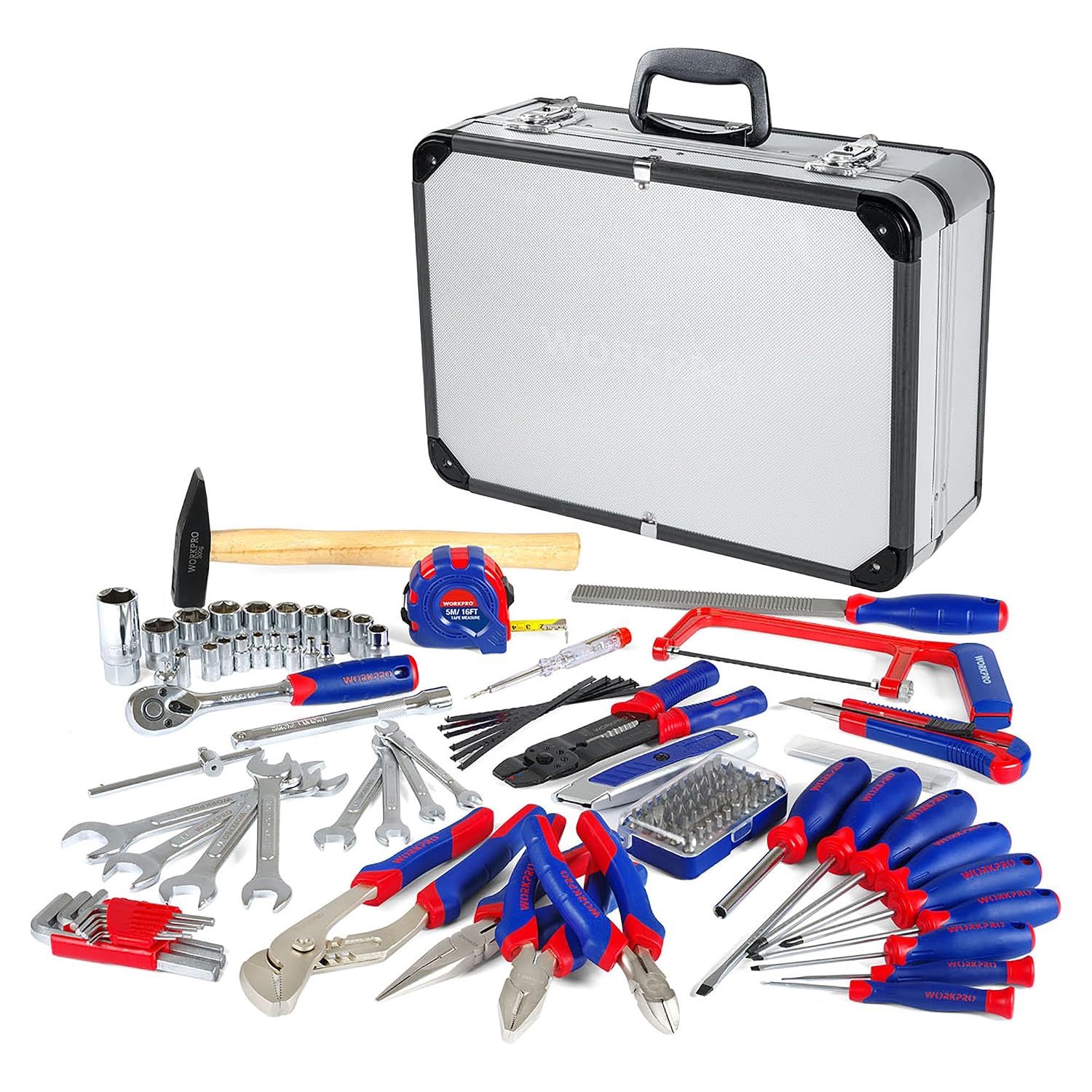 Detalle 2 de WORKPRO Caisse à Outils 119 pièces