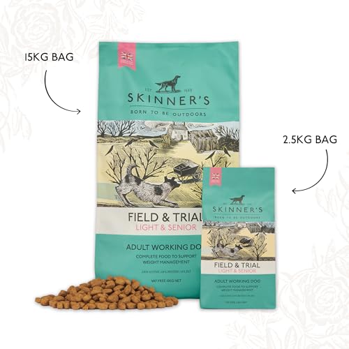 Detalle 2 de Skinner’s Field & Trial Light & Senior Complete Dry Dog Food (15kg) for Older, Overweight or Less Active Dogs