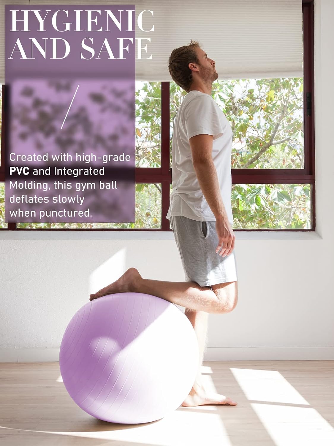 Detalle 2 de PhysKcal Gym Ball for balance 55-85cm