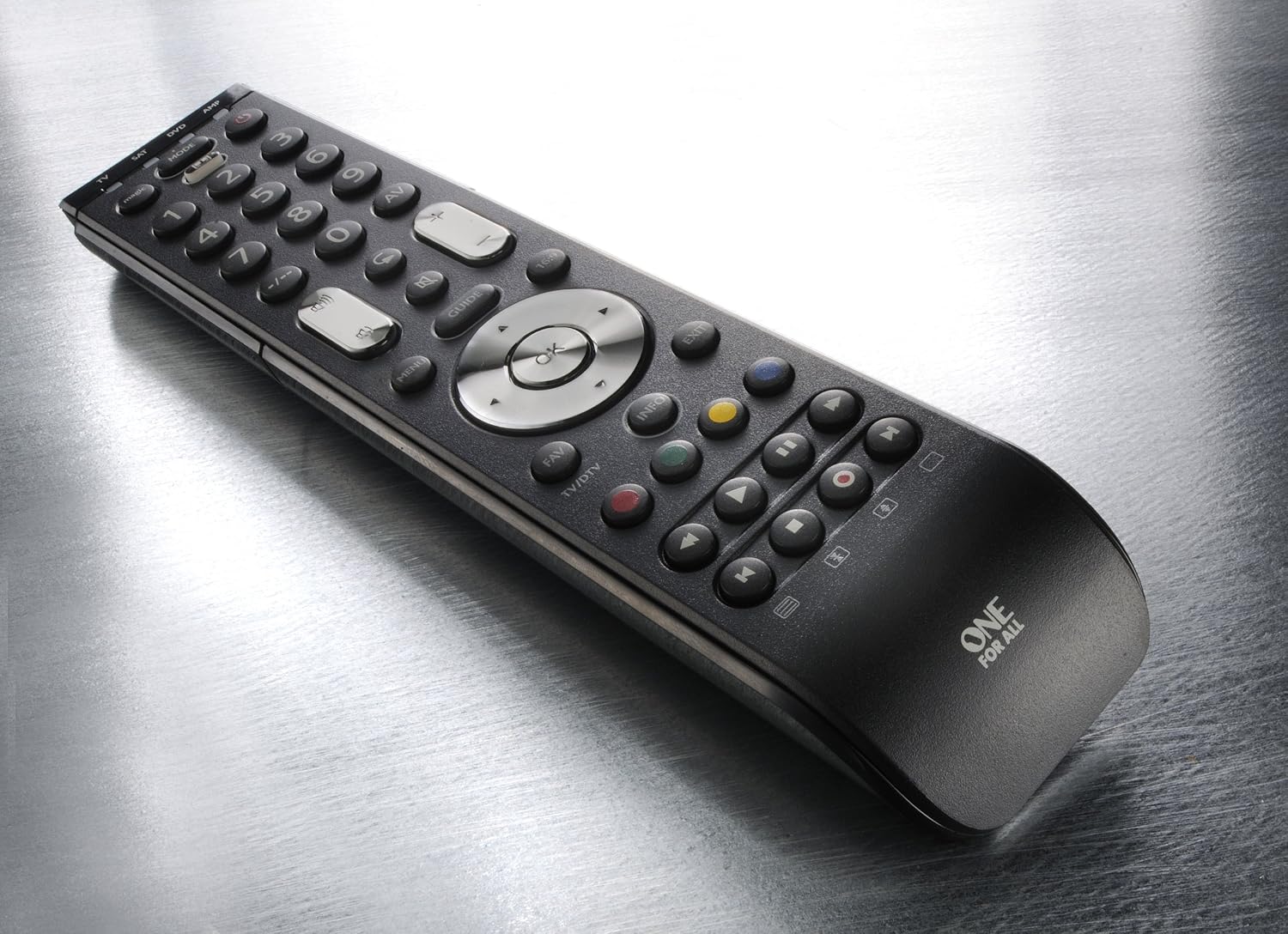Detalle de Best Price Square Remote Univ 4 in 1 Combi URC7140 par One for All — Télécommande universelle