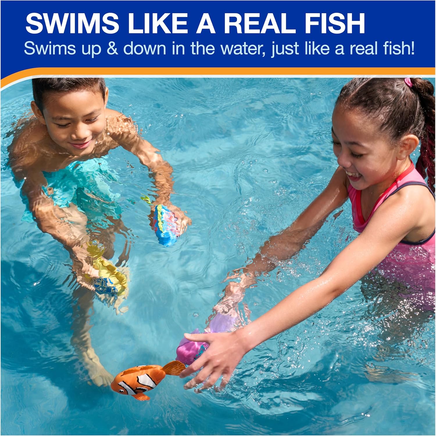 Thumbnail 2 de SwimWays Rainbow Reef Tuna Turner Pool Fish Toy (Water-Activated, Batteries Included) for Ages 5+