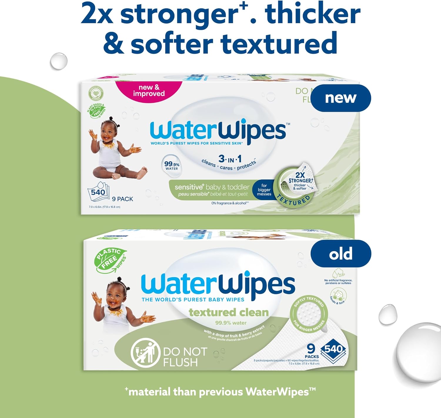 Thumbnail 2 de WaterWipes Sensitive+ wipes 540 count