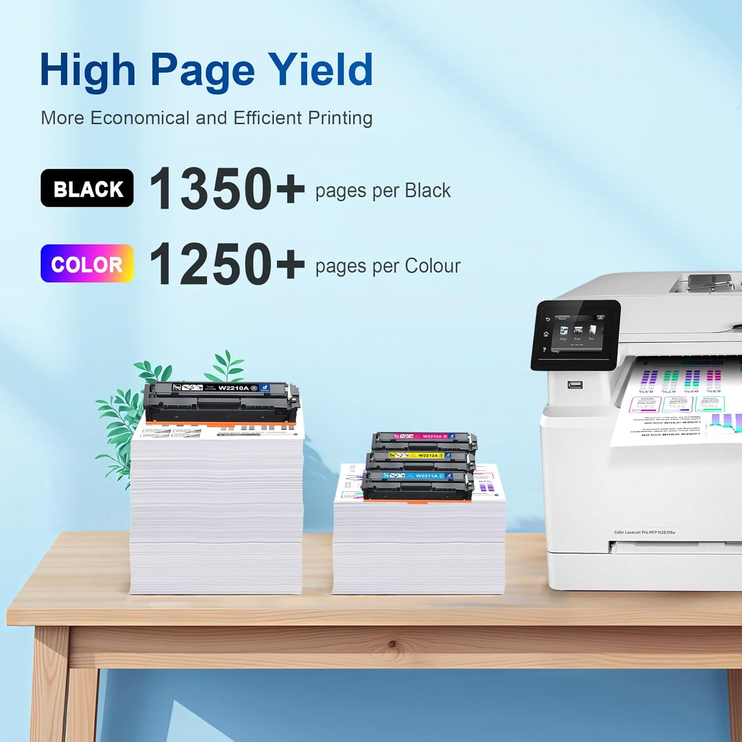 Thumbnail 4 de Denvoer 207A/207X toner cartridges with chip (compatible for HP) for Colour LaserJet Pro MFP M283 series