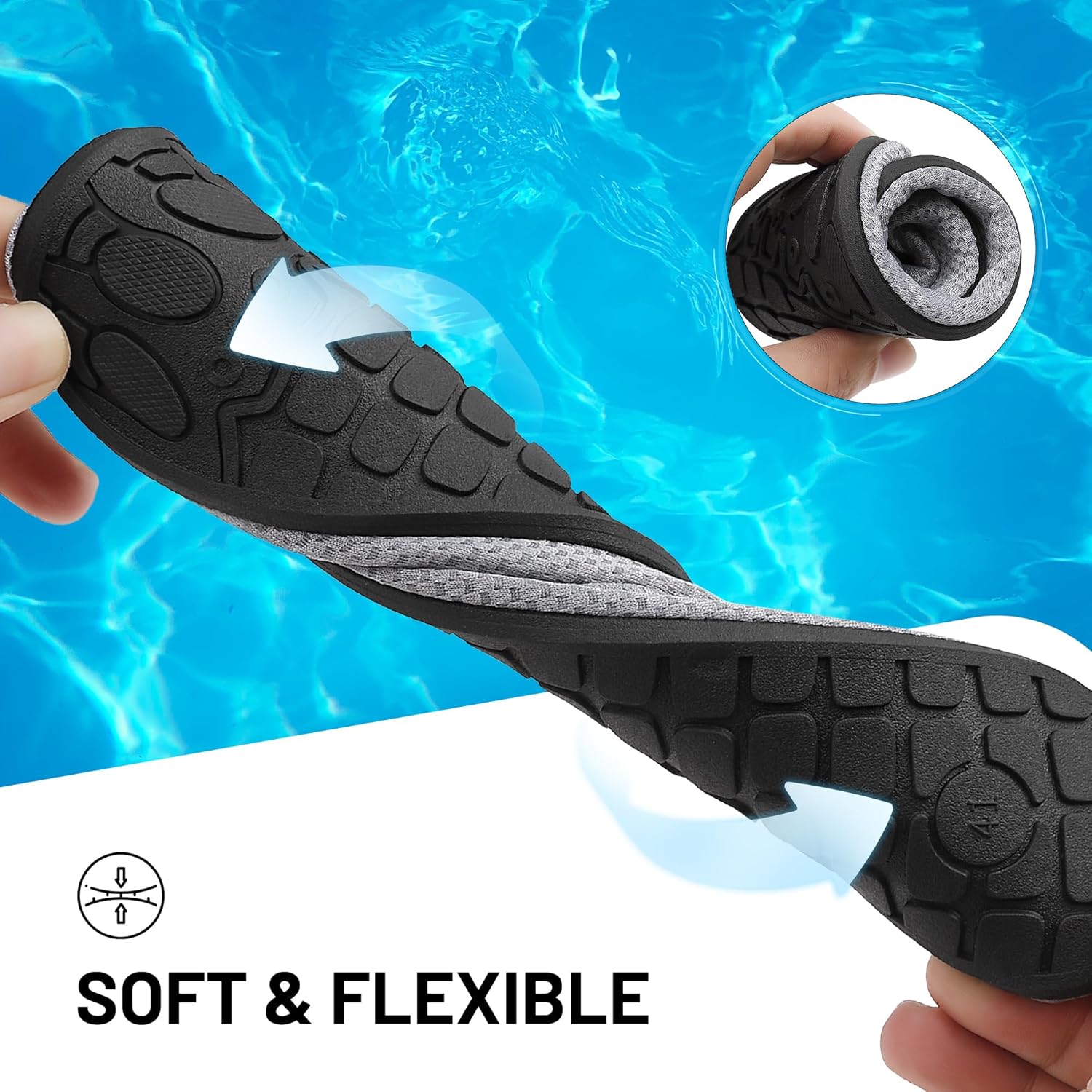 Thumbnail 4 de BARFULKER Schwimmschuhe – Badeschuhe Damen & Herren, schnell trocknend & leicht