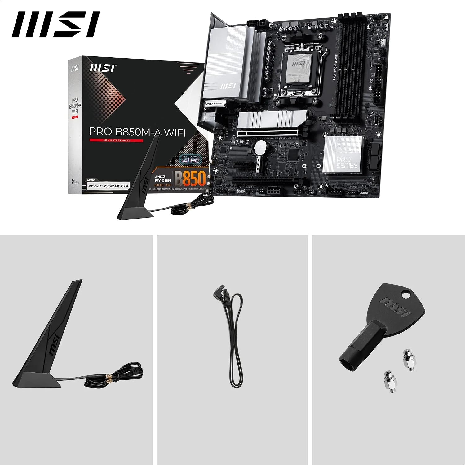 Thumbnail 6 de MSI PRO B850M-A WiFi Motherboard