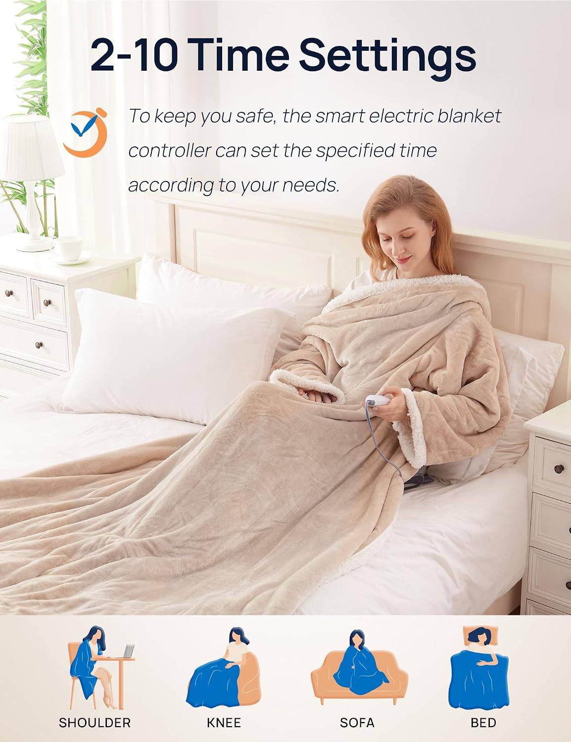 Thumbnail 3 de Westinghouse Wearable Heated Blanket, 50 x 70 in.