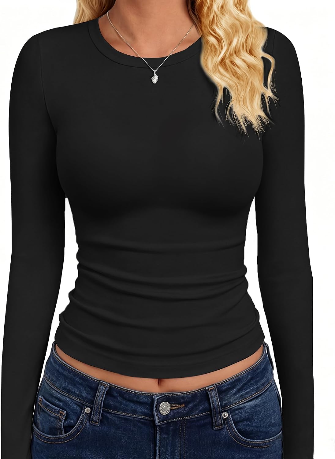 Detalle de GAYHAY Long Sleeve Crop Top 2025