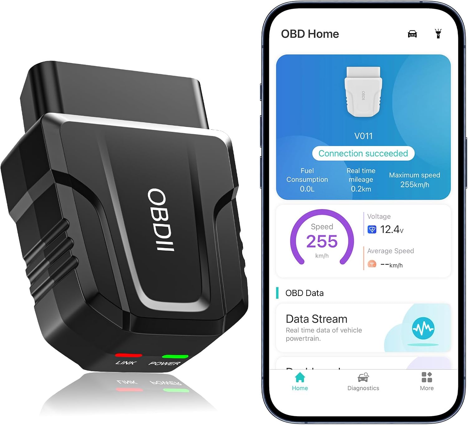 Detalle de UMEIJA V011 OBD2 Scanner Bluetooth 5.4